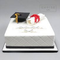 Rolled Diploma & Mortarboard