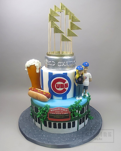 Stadium Cake (Chicago Cubs)